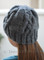 double chunk cabled hat knitting pattern