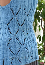 farmers market vest knitting pattern