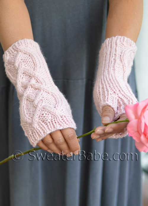 fingerless gloves knitting pattern pdf