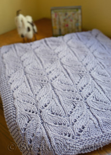 wild iris blanket knitting pattern