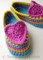 heart and sole crochet slippers pdf crochet pattern