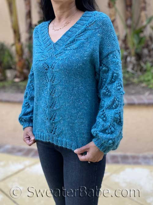 PDF Knitting Pattern for Arden Sweater 