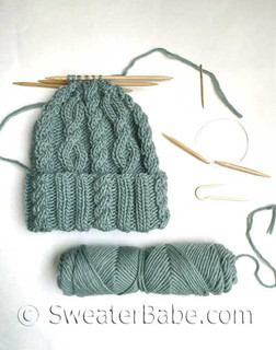 maren bulky cabled beanie pdf knitting pattern