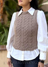willow vest pdf knitting pattern