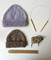 easy ribbed hats shown in baby and preemie sizes
