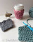 easy crochet coffee sleeve pdf crochet pattern