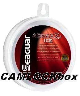 Seaguar Abrazx 100% Fluorocarbon Ice Line - Clear - CAMLOCKbox
