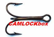 Mustad 3551-BR Bronze Treble Hooks Size 5/0 Jagged Tooth Tackle