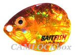 Northland Fishing Tackle Baitfish Floating Crawler Spinner Harness Gold Shiner / Size 3 (RCH3-6-GR)