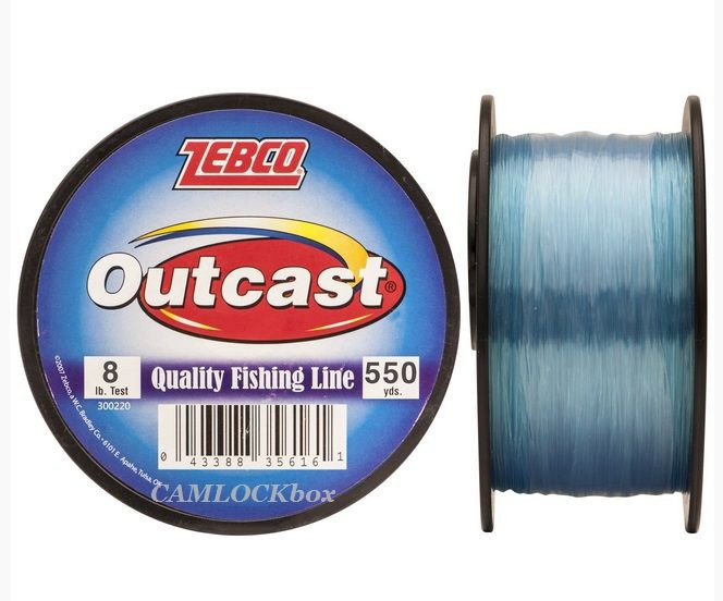 Zebco Outcast Monofilament Line - CAMLOCKbox