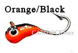 Maynards Skeeter Bug Ice Jig (2 Pack) - Orange/Black