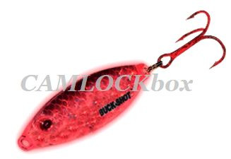 Northland Fishing Tackle Buck Shot Rattle Spoon / #93 Super-Glo Redfish -  CAMLOCKbox