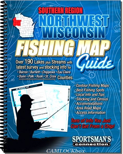 Wisconsin's Best Lakes Fishing Maps Guide BookSportsman's Connection 