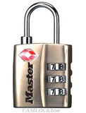 Master Lock TSA Accepted Luggage Lock (Resettable Combination 4680DNKL)