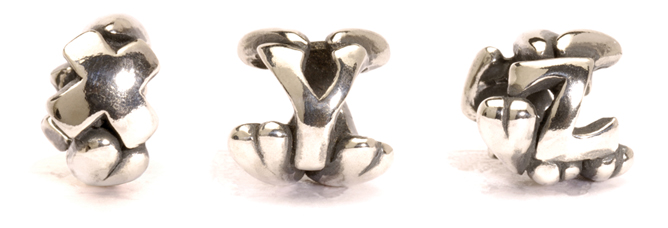 Trollbeads Silver Alphabet Charms Trollbeads Silver Alphabet Charms