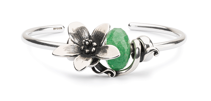Trollbeads Bangle with Aventurine Trollbeads Bangle with Aventurine