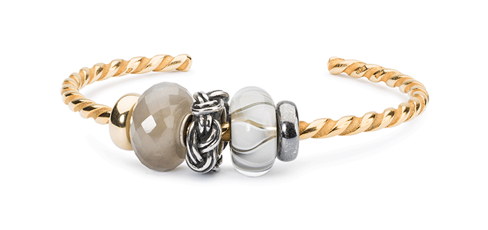Trollbeads Twisted Gold Bangle Trollbeads Twisted Gold Bangle