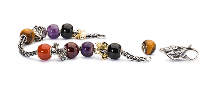 Trollbeads bracelet with gold Trollbeads bracelet with gold