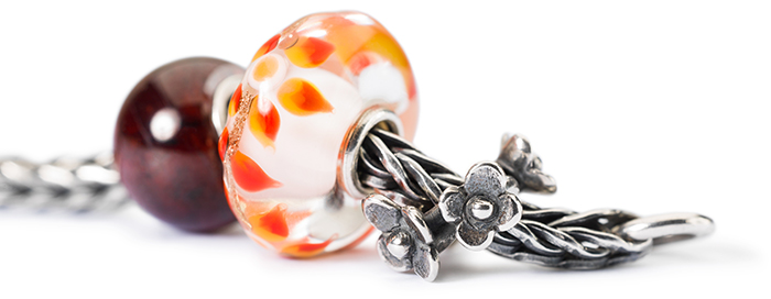 Trollbeads Bracelet with Round Amethyst Trollbeads Bracelet with Round Amethyst