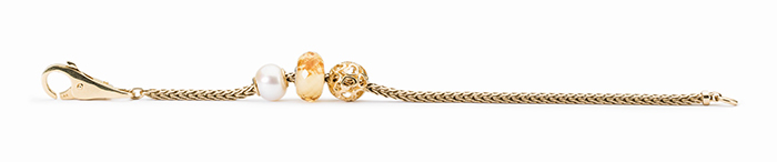 Trollbeads Gold Bracelet With Pearl Trollbeads Gold Bracelet With Pearl