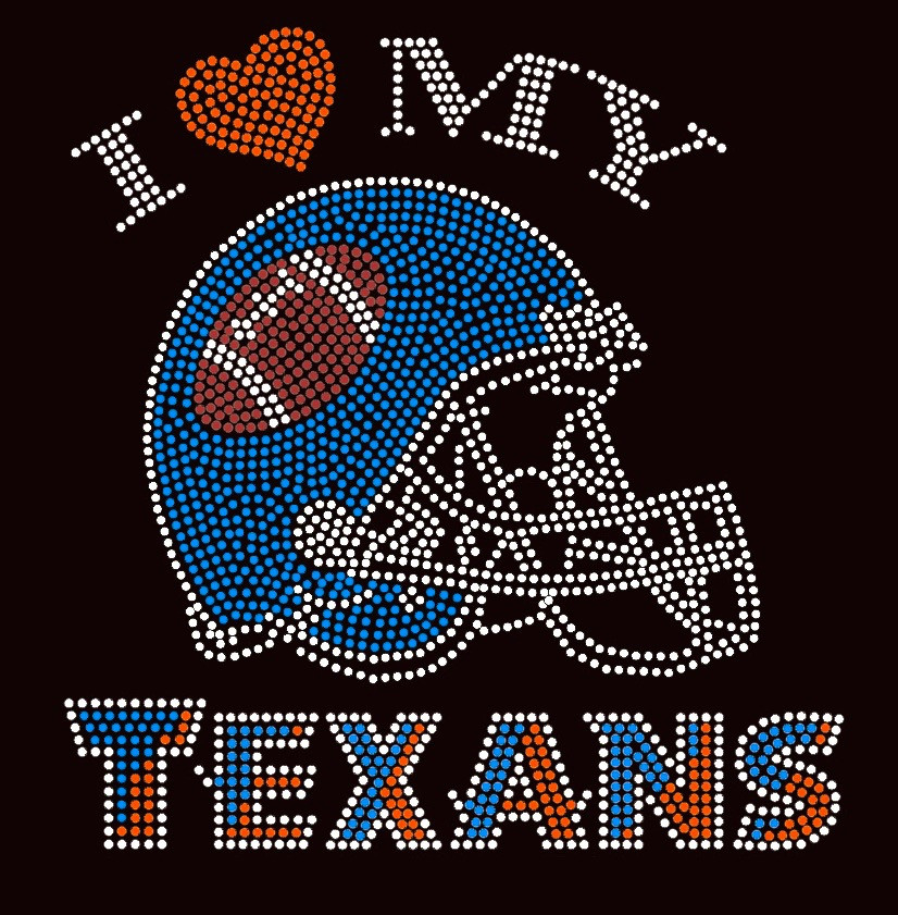 texans bling shirts