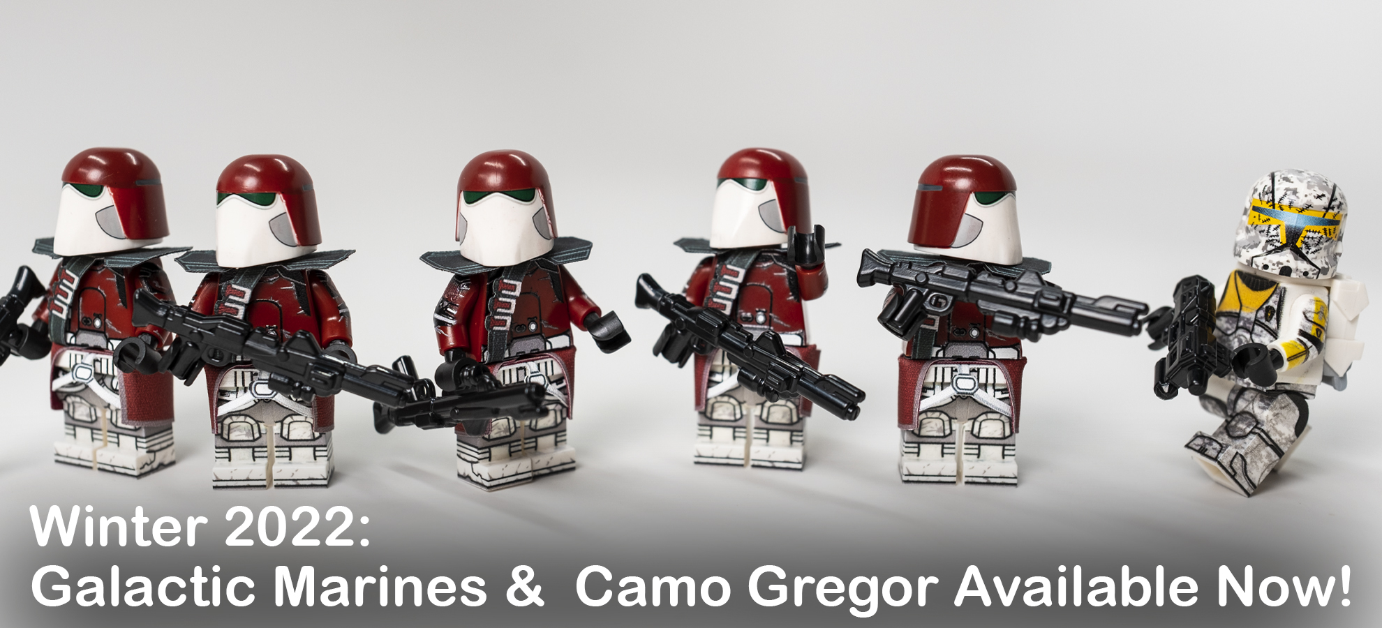 Lego star wars custom best sale minifigures clones