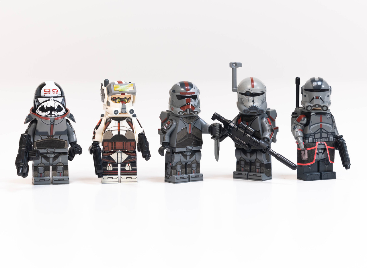 Lego Star Wars the clone wars custom Hunter Bad Batch clone force 99 season 7 