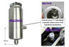 Power Steering Race Remote Reservoir 