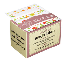 Pack of 100 Self-Adhesive Assorted Preserve Jar Labels - Wares of Knutsford Ltd
