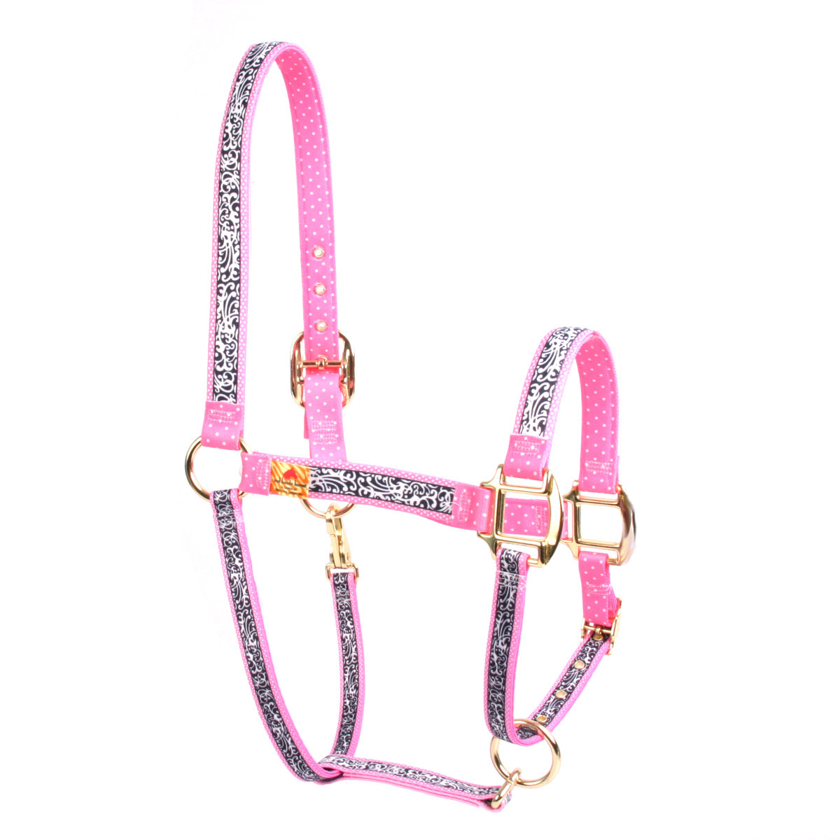 pink horse tack