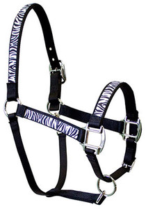 Red Haute Horse FL1404 L Equine Elite Horse Halter Fall Leaves