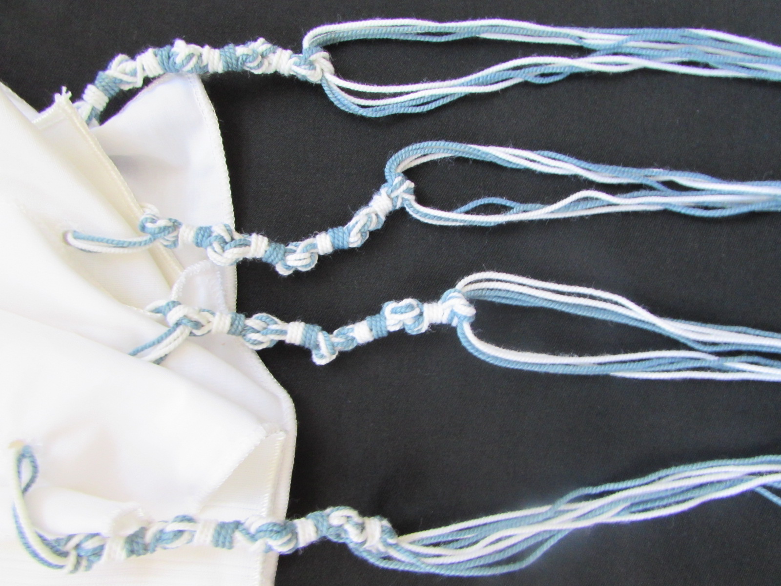 How to tie the tzitzit (hyakinthinos), Tefillin, About Tallit