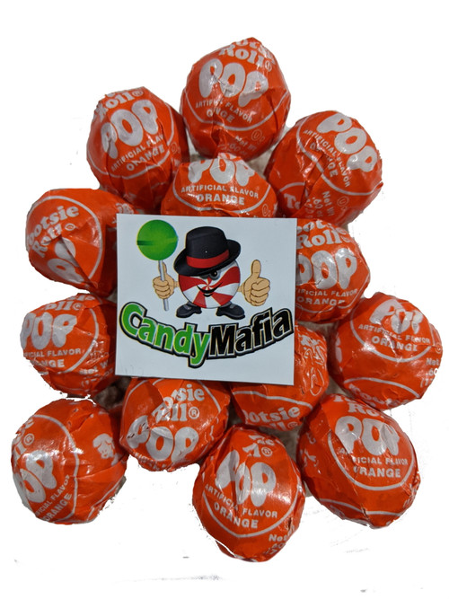 Orange Tootsie Pops Orange