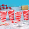 Candy Cane Shot Glass