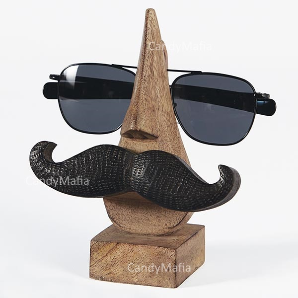 Three Nose Shaped Wooden Spectacle Holders Glasses Holders Wooden Nose  Eyeglass Stands 