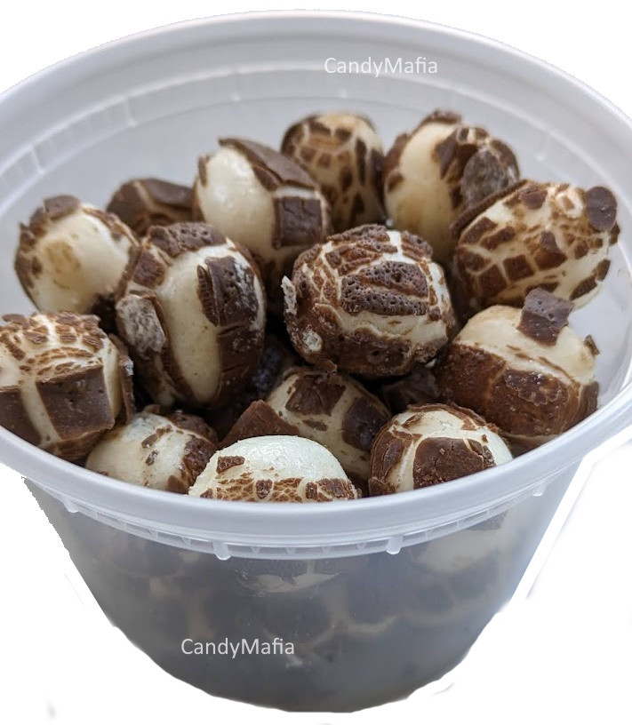 Freeze Dried Charleston Chews - Chocolate Vanilla Candy - 4oz Resealable Bag - Made Fresh To Order, No Refrigeration Needed