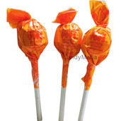 Mini Tangerine Tootsie Pops