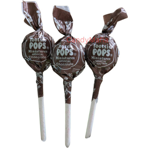 Mini Chocolate Tootsie Pops Chocolate