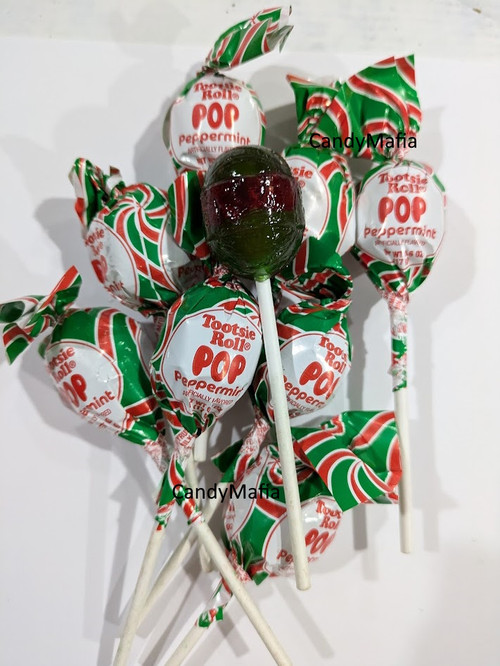 Peppermint Tootsie Pops Candy Cane Tootsie Pops