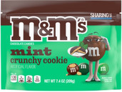 M&M Mint Crunchy Cookie