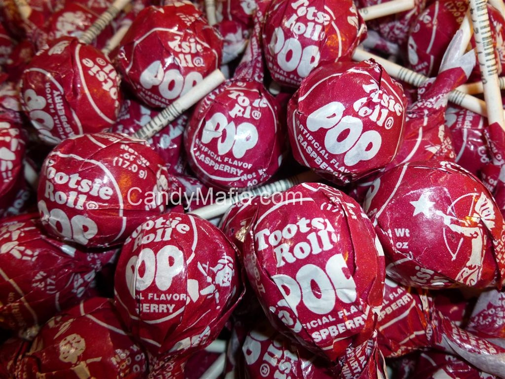 Red Raspberry Tootsie pops 9 lb bulk
Red Tootsie Pop