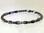 Hematite Magnetic Anklet made with 6mm Twist & Round triple strength magnetic hematite beads