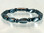 Hematite Magnetic bracelet made with triple strength twist and round magnetic hematite beads
