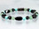 Magnetic Bracelet made with triple strength magnetic Hematite combined with Aventurine & Turquoise