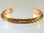 Copper Bracelet for pain relief that has 3 braided brass wires to make an exceptionally attractive bracelet.