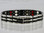 This stainless steel mineral & magnet bracelet has 33/64" wide x 15/32" long link with 32 alternating pieces of  Neodymium magnets, Germanium, Infra-Red and Anion negative ion in an 8 5/8" length