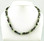 Magnetic necklace made with triple strength magnetic hematite combined with Aventurine and Sodalite gemstones