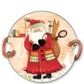 Vietri Old St. Nick Handled Platter - Assorted Sports 15.25 in OSN-78069