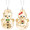 Swarovski Gingerbread Snowman Couple Ornament 1.75x1x0.5 in 2019 5464885 2019