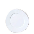 Vietri Lastra White Salad Plate 8.75 in. LAS-2601W